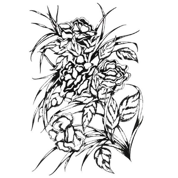 Trichem Floral Picture to Paint