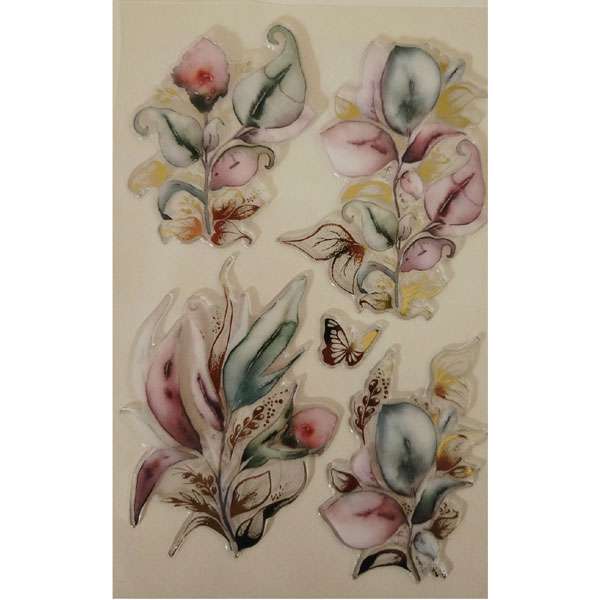 Botanical Flowers Stickers
