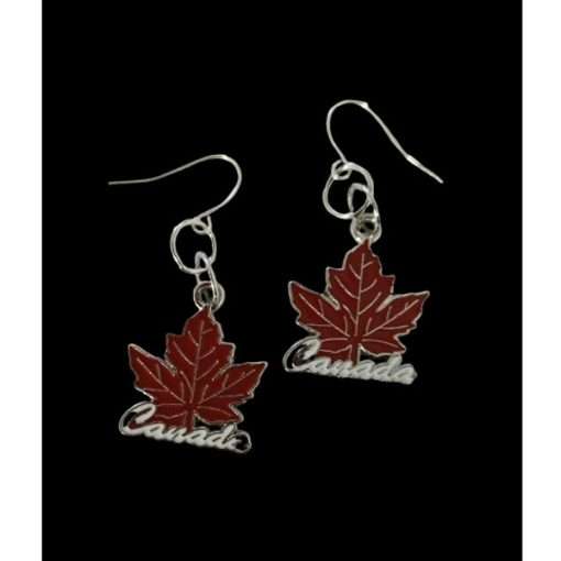 Maple Leaf Canada Earrings