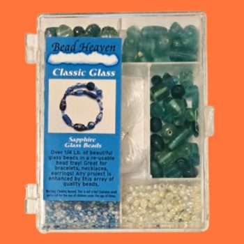 Classic Glass Sapphire Beads 2