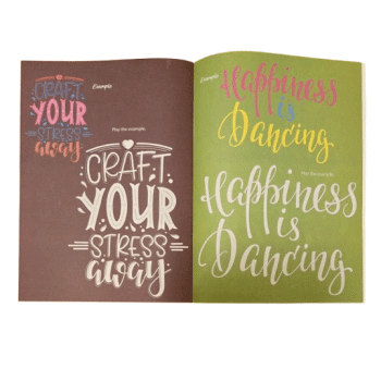 Creative Calligraphy Lettering - Yellow 2