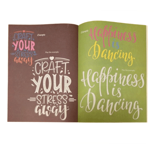 Creative Calligraphy Lettering - Yellow 2