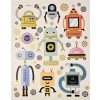 Gold Robot Sticker Sheet