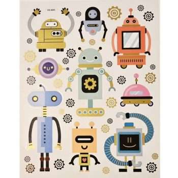 Gold Robot Sticker Sheet