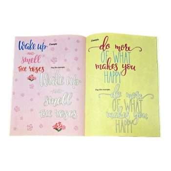 Lettering Creative Calligraphy Pink