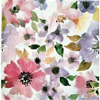 Floral Paper Designs Napkins