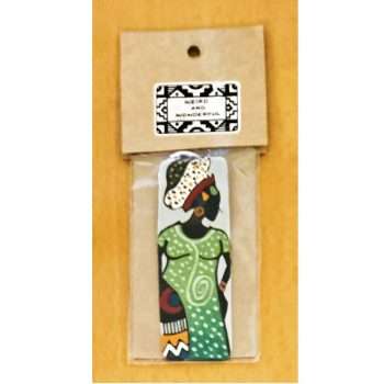African Woman Tribal Keyring
