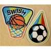 Basketball and Soccer Appliques