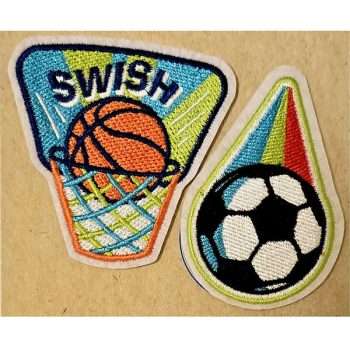 Basketball and Soccer Appliques