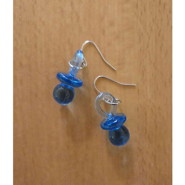 Blue Dummy Earrings