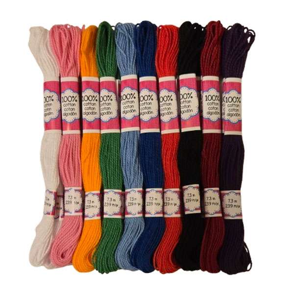 Colourful Embroidery Thread