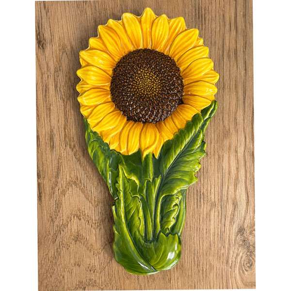 Sunflower Ceramic Spoon Rest