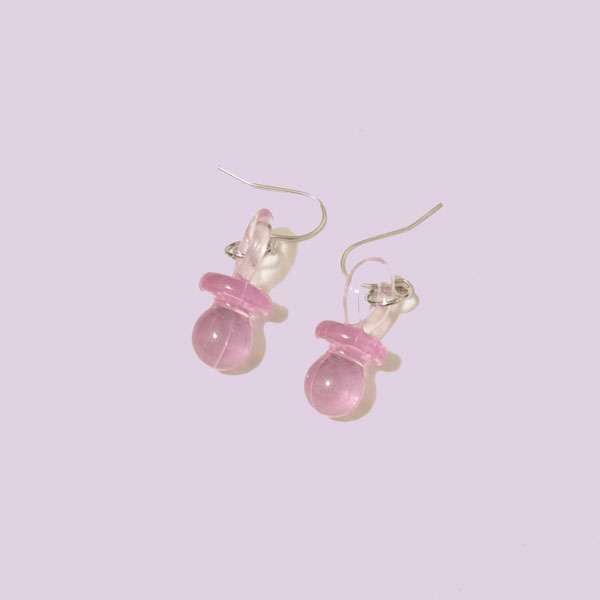 Pink Dummy Earrings