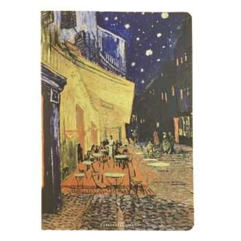 Van Gogh Café Terrace Lined Notebook