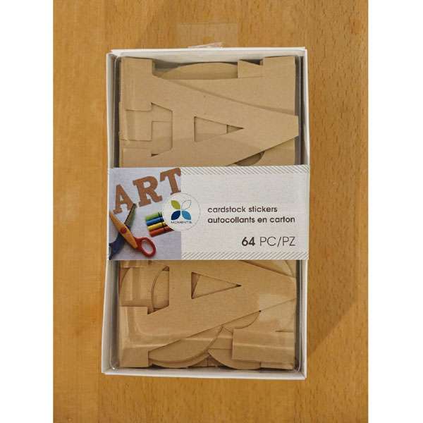 Alphabet Cardstock Stickers