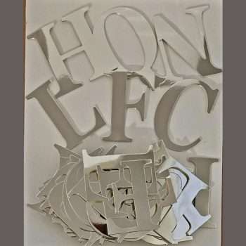 Alphabet Silver Cardstock Stickers
