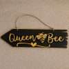 Decorated Queen Bee Wooden Sign