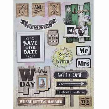 Getting Married Stickers Sheet