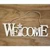 DIY Wooden Welcome Sign