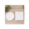 Unfinished White Ceramic Plates
