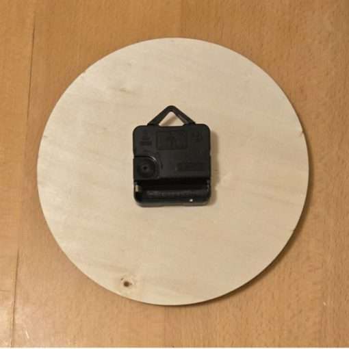 Unfinished Wooden Clock Kit