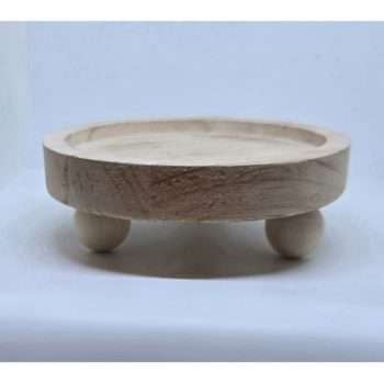 Unfinished Wood Pedestal Riser